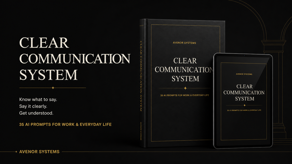 AVENOR Clear Communication System — 35 AI Prompts